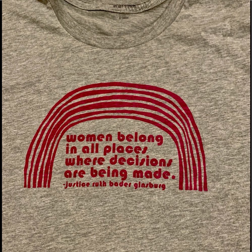Ruth Bader Ginsburg tee shirt, XL